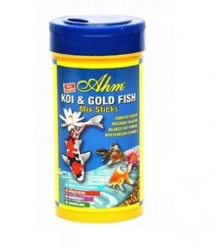 Ahm Koi Goldfish Mix Pond Sticks Balık Yemi 250 Ml