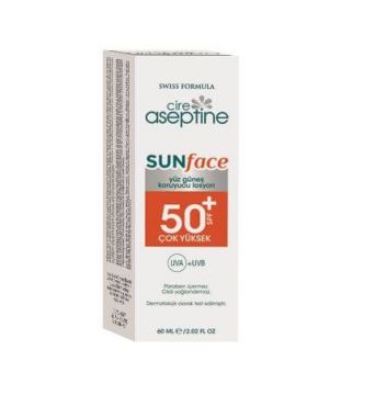 Cire Aseptine Yüz Güneş Koruyucu Losyon 50+ 60 Ml