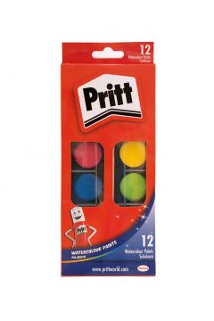 Pritt Sulu Boya Büyük Tablet 12 Renk