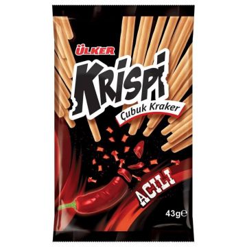 Ülker Krispi Acılı Çubuk Kraker 48 Gr