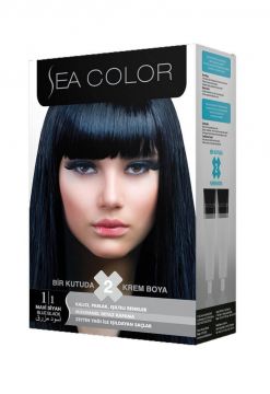 Sea Color Saç Boyası 1.1 Mavi Siyah