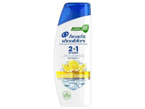 Head & Shoulders Şampuan 2si1 Arada Limon Ferahlığı 330 Ml