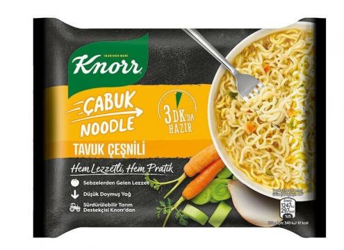 Knorr Çabuk Noodle Tavuk Çeşnili 66 Gr