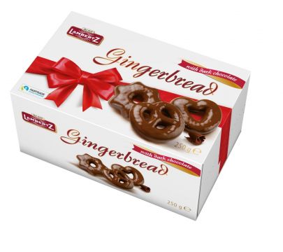 Lambertz Gingerbread Çikolata Kaplı Zencefilli Kurabiye 250 Gr