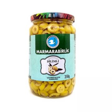 Marmarabirlik Dilimli Yeşil Zeytin 350 Gr