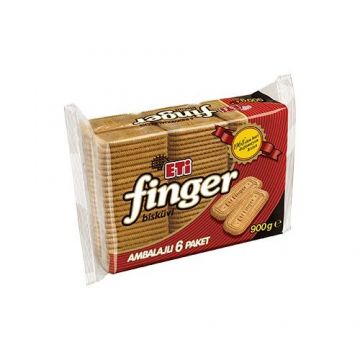Eti Finger Bisküvi 900 Gr x 5 Adet
