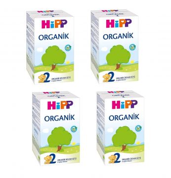 Hipp 2 Organik Devam Sütü 600 Gr x 4 Adet