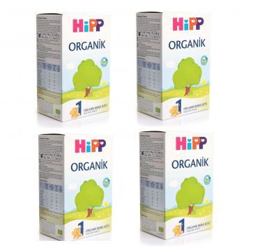 Hipp 1 Combiotic Organik Bebek Sütü 600 Gr x 4 Adet