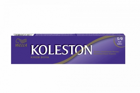 Koleston Kalıcı Krem Saç Boyası 5/0 Açık Kahve