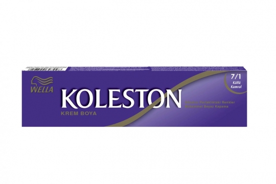 Koleston Kalıcı Krem Saç Boyası 7/1 Küllü Kumral