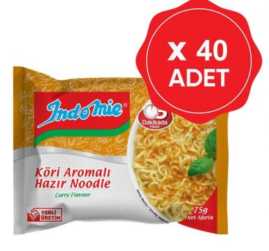 Indomie Köri Noodle 75 Gr x 40 Adet