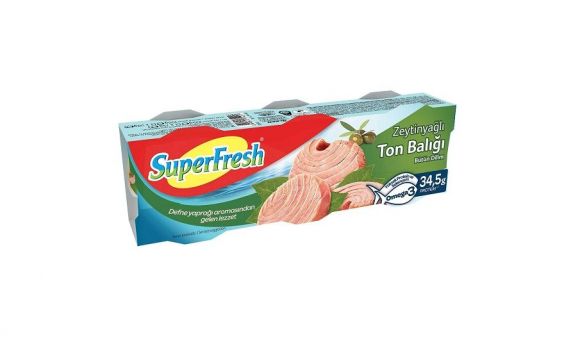 Superfresh Zeytinyağlı Ton Balığı 3 X 75 Gr