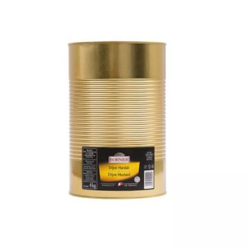 Bornier Dijon Mustard Hardal 4 Kg Teneke