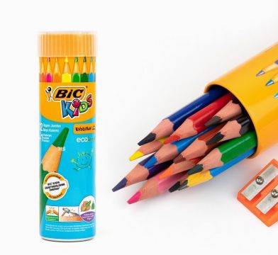 BIC Kuru Boya Kalemi 12 Adet Metal Tüp