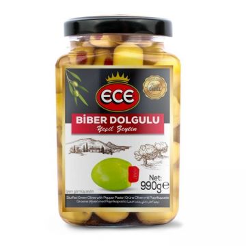 Ece Yeşil Zeytin Biber Dolgulu 990 Gr