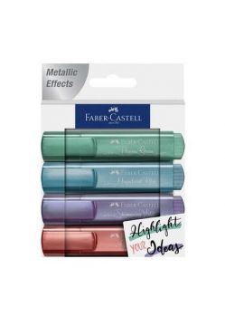 Faber Castell Fosforlu Kalem 4 Metalik Renk