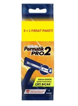 Permatik Pro 2 Çift Bıçak 5+1 Adet