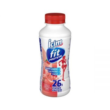 İçim Fit Laktozsuz Protein Süt Çilekli 400 Ml