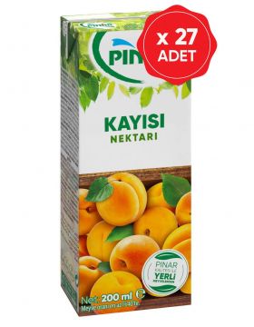 Pınar Kayısı Nektarı 200 Ml x 27 Adet