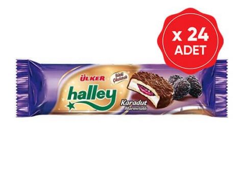 Ülker Halley Mini Karadut 74 Gr x 24 Adet