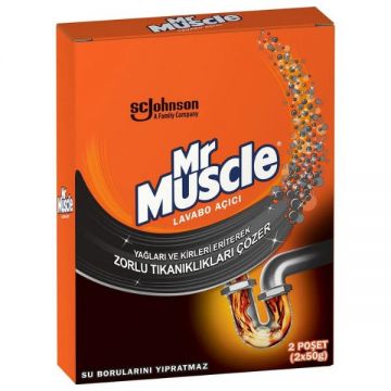 Mr.Muscle Lavabo Açıcı 2x50 Gr