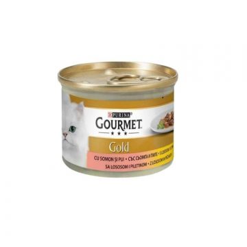 Gourmet Gold Tavuklu Ciğerli Kedi Konservesi 85 Gr