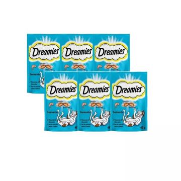 Dreamies Somonlu Kedi Ödülü 60 Gr x 6 Adet