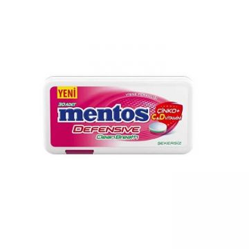 Mentos Clean Breath Vişne Aromalı Şeker 21 Gr