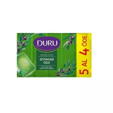 Duru Duş Sabun Zeytin Yağı Özü 5 x 150 Gr