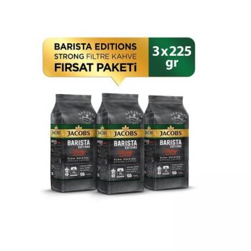 Jacobs Barista Editions Filtre Kahve Strong 225 Gr x 3 Adet
