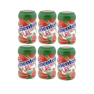 Mentos Pure Fresh Karpuz Sakız 90 Gr x 6 Adet