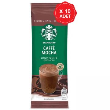 Starbucks Kahve Karışımı Caffe Mocha 22 Gr x 10 Adet