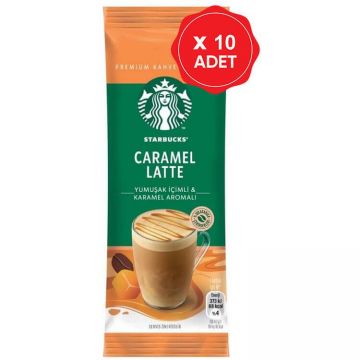 Starbucks Kahve Karışımı Caramel Latte 21.5 Gr x 10 Adet