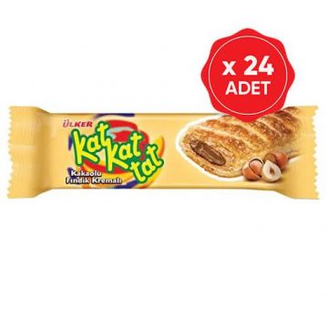 Ülker Kat Kat Tat Kakao Fındık 25 Gr x 24 Adet