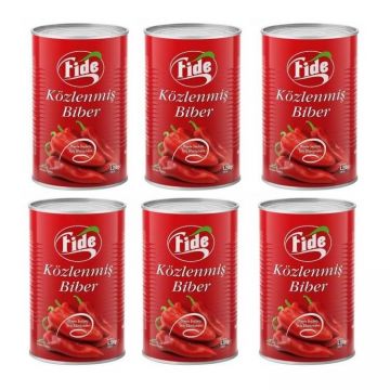 Fide Közlenmiş Biber 4200 Gr x 6 Adet