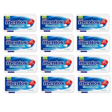 Mentos Clean Breath 2 Saat Nane Ferahlığı 21 Gr x 12 Adet