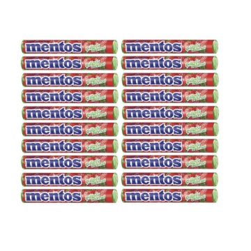 Mentos Stick Çilek Şeker 37.5 Gr x 20 Adet