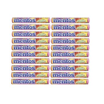 Mentos Stick Meyve Şeker 37.5 Gr x 20 Adet