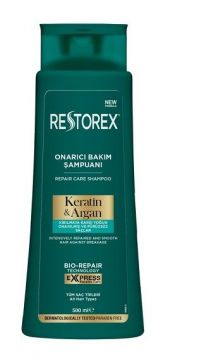Restorex Şampuan Keratin Argan Özlü Onarıcı Bakım Etkili 500 Ml