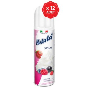 Hulala Sprey Krem Şanti 250 Gr x 12 Adet