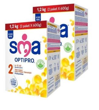 SMA OptiPro 2 Devam Sütü 1200 Gr x 2 Adet