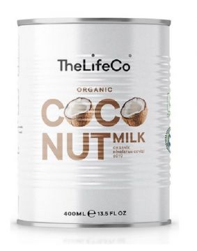 TheLifeCo Organik Hindistan Cevizi Sütü 400 Ml