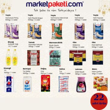 Gıda Yardım Ramazan Paketi 22 Ürün 