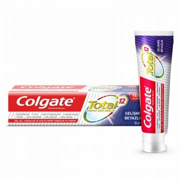 Colgate Diş Macunu 50 ml Total Gelişmiş Beyazlık