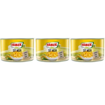 Tamek Süt Mısır 3'lü Paket 3 x 210 gr