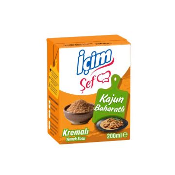 İçim Şef Kajun Baharatlı Kremalı Yemek Sosu 200 Ml