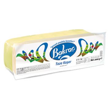 Bakraç Taze Kaşar Peyniri 2000 Gr