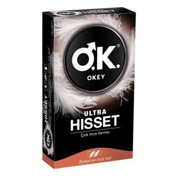 Okey Ultra Hisset Prezervatif (Çok İnce) 10'lu