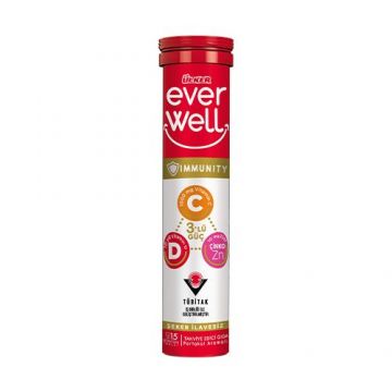 Ülker Everwell C-D-Çinko-Aserola Tablet 15'li 67.5 gr