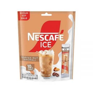 Nescafe Ice Toffee Nut Buzlu Kahve 10'lu